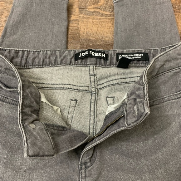 Joe Fresh | Grey Classic SLIM Jeans - Picture 7 of 13